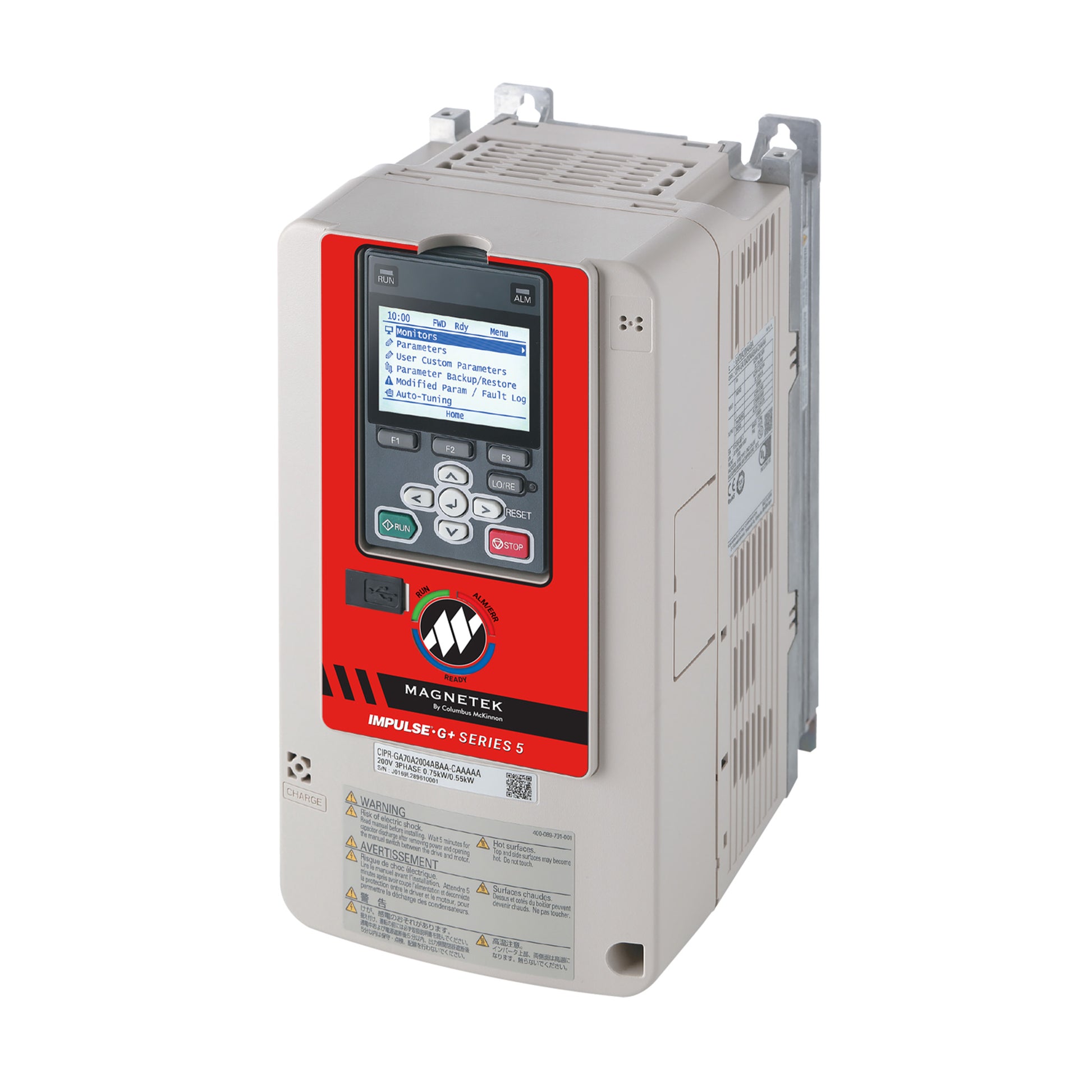 Magnetek IMPULSE® VG+ Series 900 Horsepower (hp) Motor Power 4 Adjustable Frequency Crane Control