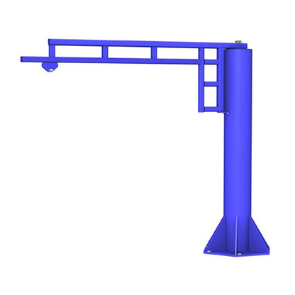 Gorbel® WSJ360 Series 500 (lb) Pound Capacity, 8 Feet (ft) Hub and 8 Feet (ft) Span (L) Free Standing Work Station Jib Crane