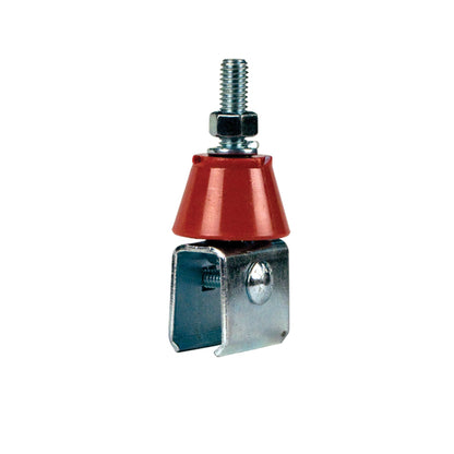 8-Bar, Hanger Clamp, Cross-Bolt, w/Insulator, Plated Hardware