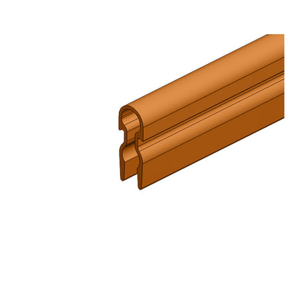 8-Bar Conductor Bar Cover, Dark Orange High Heat, 9FT x 7.19inch