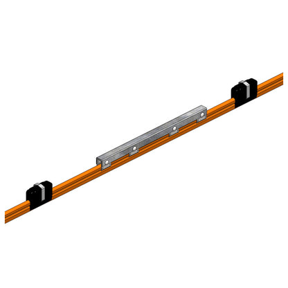 8-Bar Power Interrupting Section, 110A, Orange PVC Cover, 10FT Length