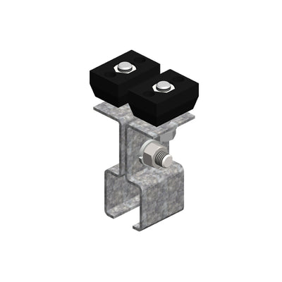 Standard Duty C-Track Festoon Track Hanger Bracket, XX