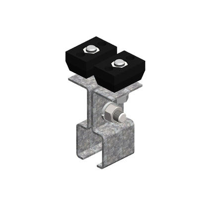 Standard Duty C-Track Festoon Track Hanger Bracket, XX