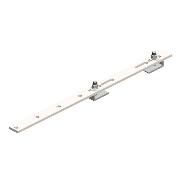 8-Bar, Bracket, Flange, w/Beam Clips, for Four Hangers on One Side (Hangers not included)