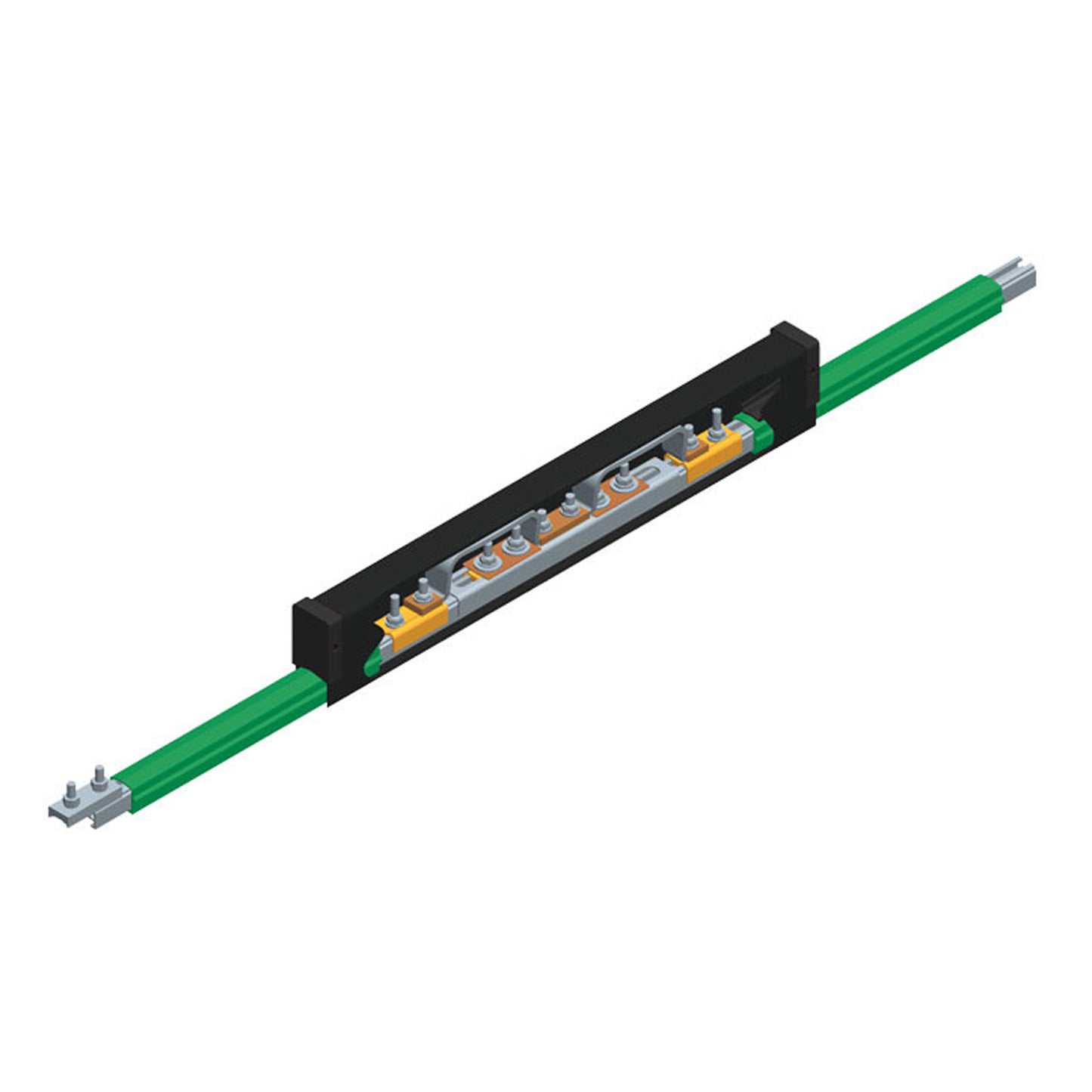 Safe-Lec 2 Expansion Section, 200A AL/SS, Green PVC Cover, w/ Splice Joint, 4.5M