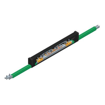 Safe-Lec 2 Expansion Section, 200A AL/SS, Green PVC Cover, w/ Splice Joint, 4.5M