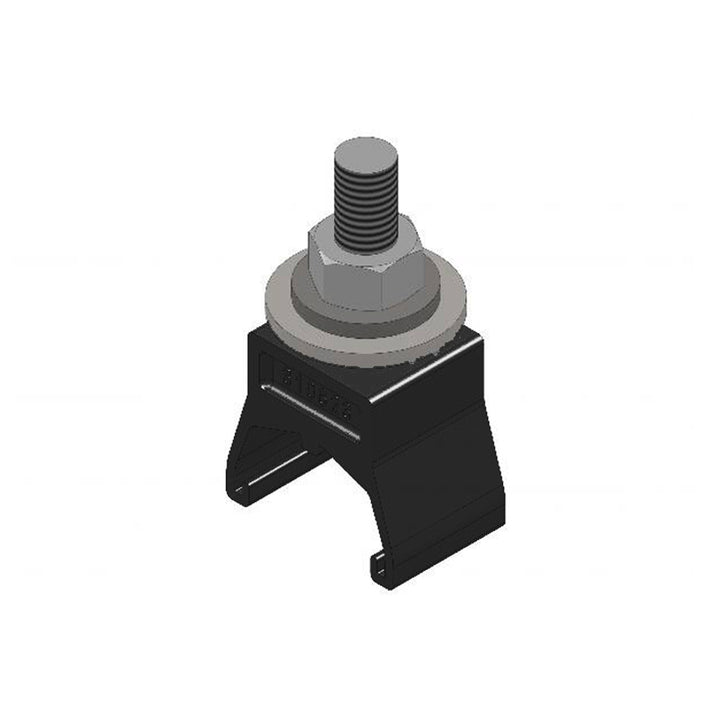 Safe-Lec 2 Hanger Clamp, 1-Pole, Standard Heat, Black Acetyl