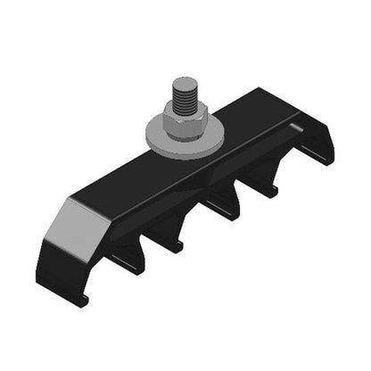 Safe-Lec 2 Hanger Clamp, 3-Pole, Standard Heat, Black Acetyl