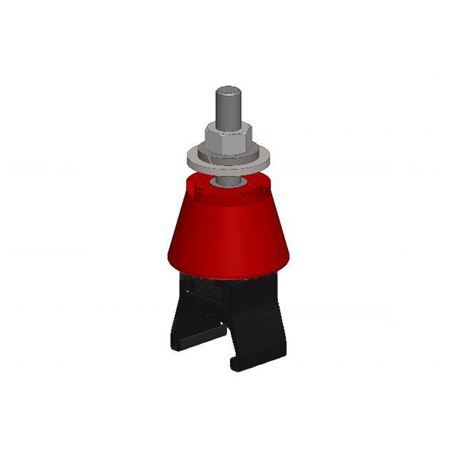 Safe-Lec 2 Hanger Clamp, 1-Pole, Standard Heat, Black, With Insulator