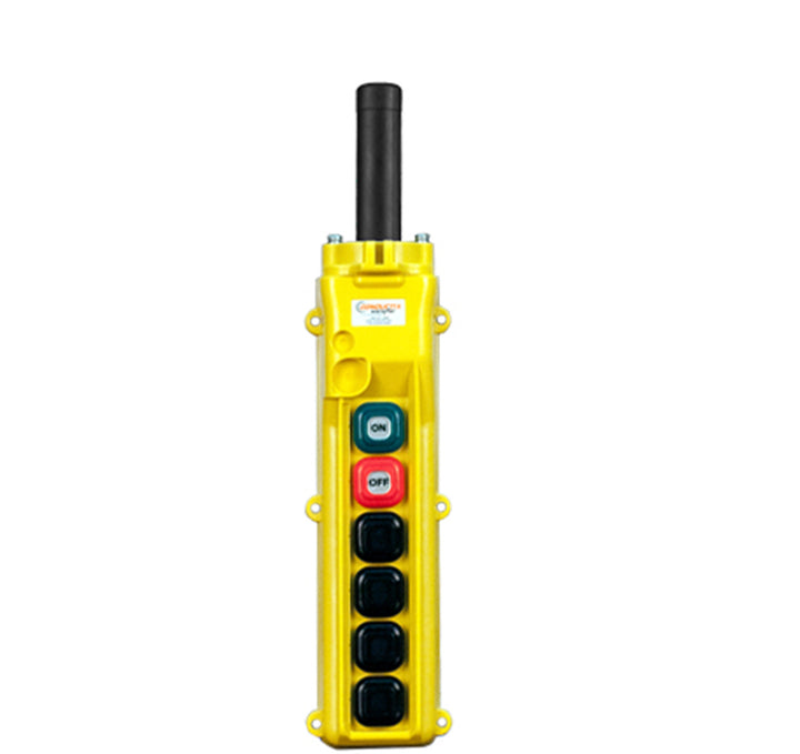 80 Series 6-button Pendant with four three-speed switches with maintained on/off