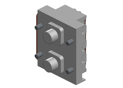 80 Series Pendant Switch, Momentary 2-speed, 4-NO with Mechanical Interlock