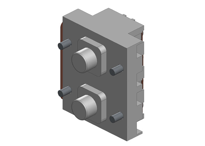 80 Series Pendant Switch, Momentary 2-speed, 4-NO with Mechanical Interlock