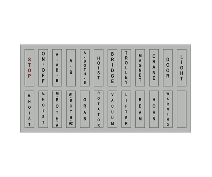 80 Series Pendant Vertical Legend Sheet