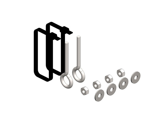 Strain Relief Hardware Kit For Pendant Cable, With Watertight Connector for 0.700" to 0.900" OD Cable