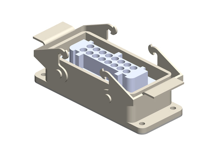 Quick Disconnect Connector - 16 pin, Female Bulkhead