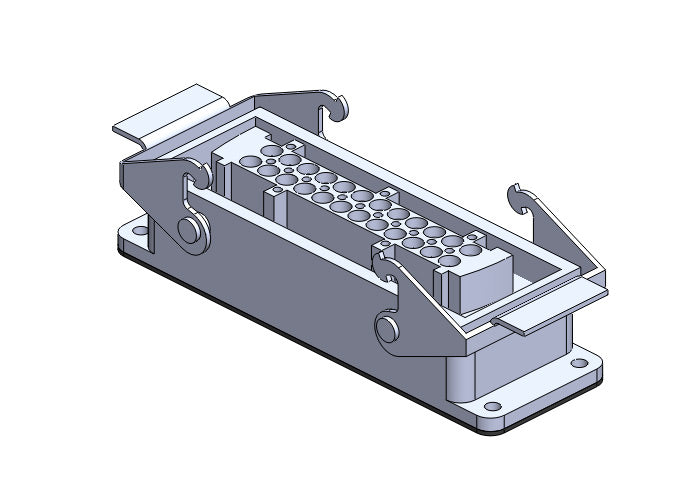 Quick Disconnect Connector - 24 pin, Female Bulkhead
