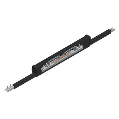 Safe-Lec 2 Expansion Section, 100A Galv Steel, Black UV Resistant PVC Cover, 4.5M