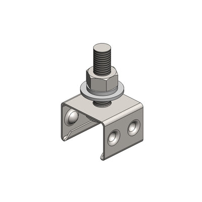 Safe-Lec 2 Hanger Clamp, 1-Pole, Stainless Steel