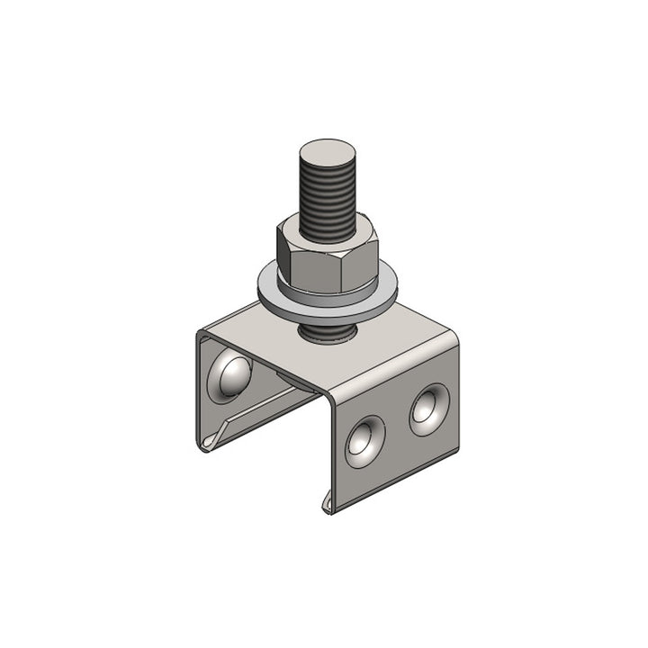 Safe-Lec 2 Hanger Clamp, 1-Pole, Stainless Steel