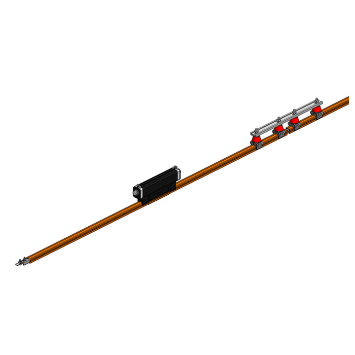 Safe-Lec 2 Power Interrupting Sections, 100A/125A Galvanized, Orange PVC Cover