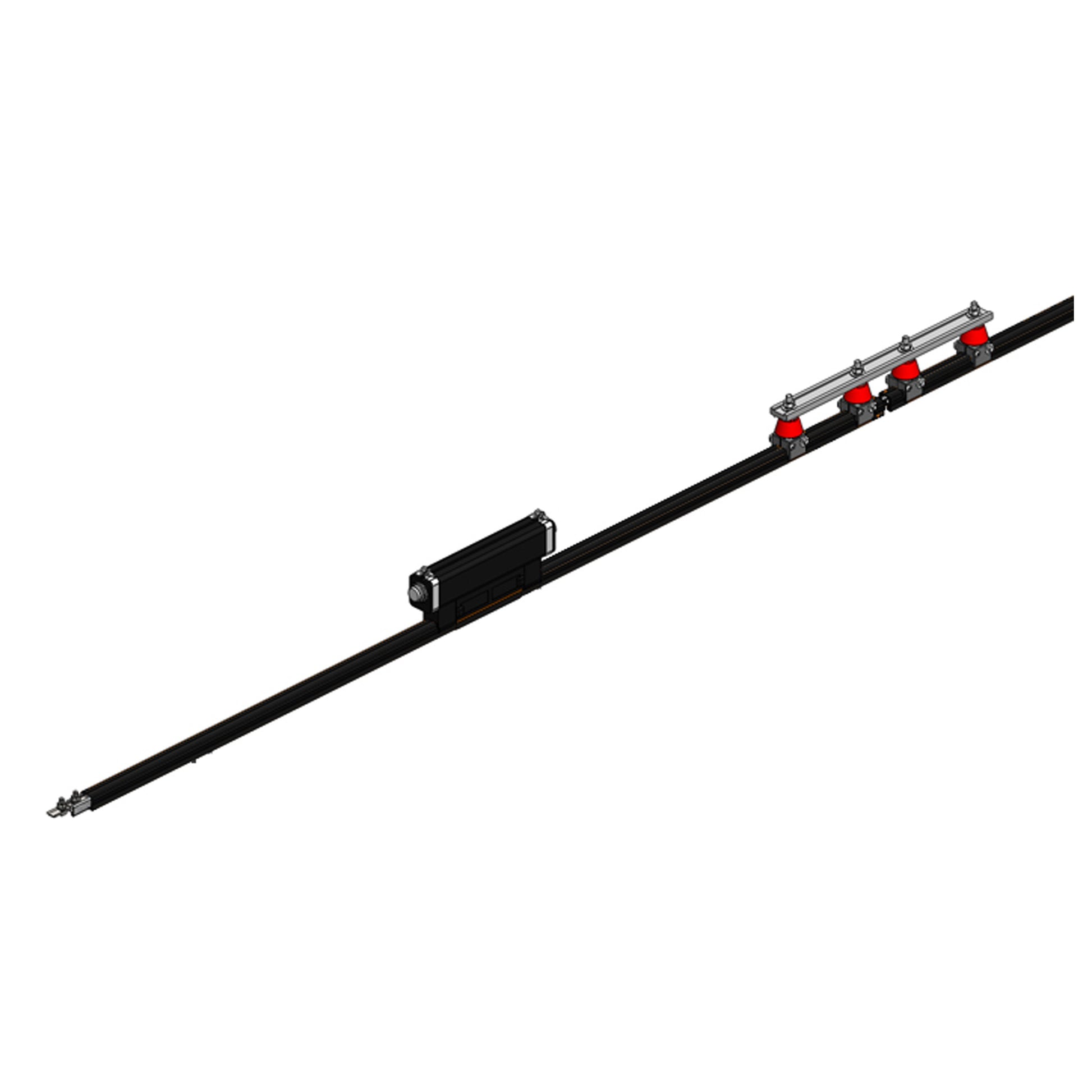 Safe-Lec 2 Power Interrupting Sections, 200A AL/SS, Black UV Resistant PVC Cover
