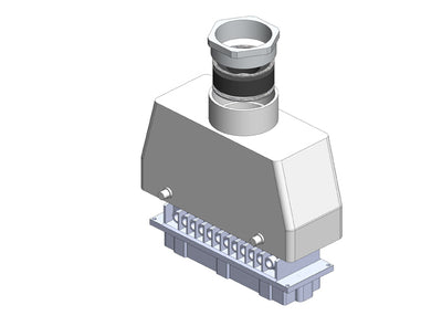 Quick Disconnect Connector - 24 pin, Male Top Entry