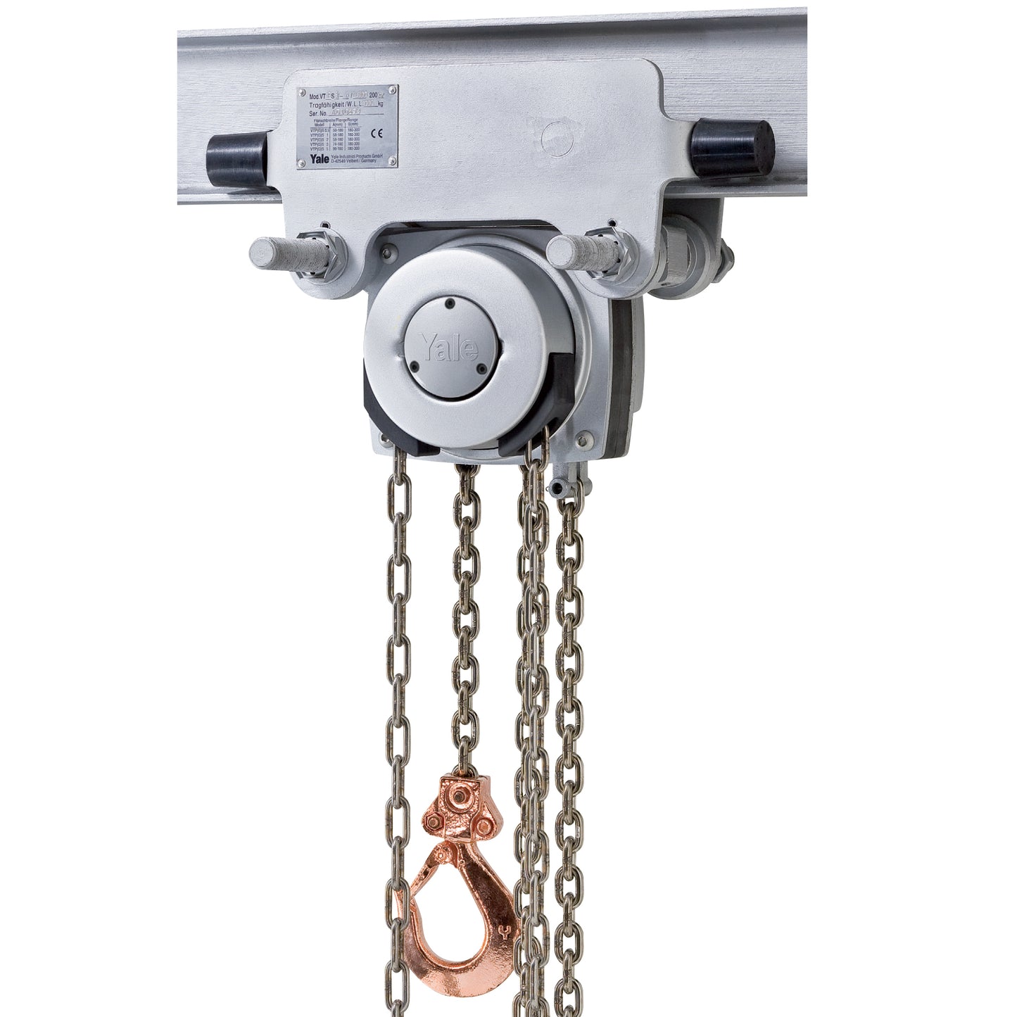 Yale® 360 Degree Atex 4 Ton (t) Capacity Integrated Trolley Hoist
