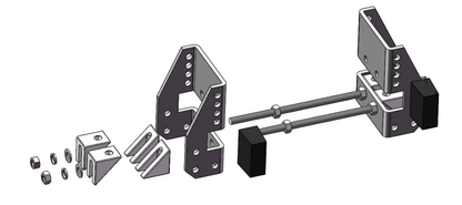 W-Beams with Flange Widths between 4.25" - 21.65" (2 Clamps included per box)