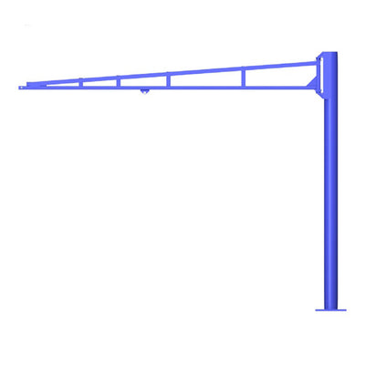 Gorbel® 8 Feet (ft) Hub and 10 Feet (ft) Span Free Standing Tool Solutions Jib Crane