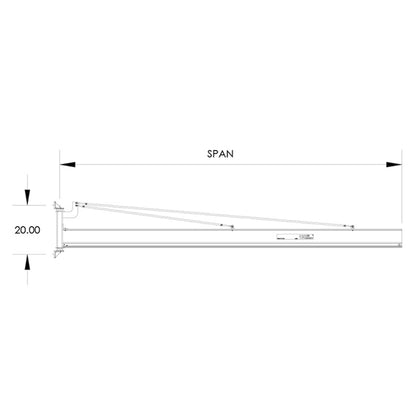Tool Solutions Jib Crane Dimensional Chart 2