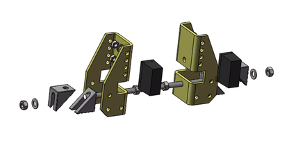 S-Beams with Flange Widths between: 3.2" - 6.3" (2 Clamps included per box)