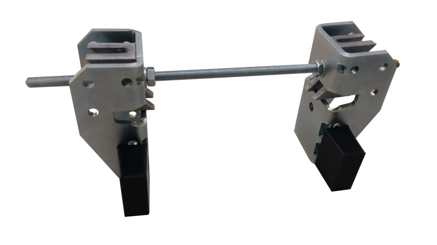 W-Beams with Flange Widths between: 3.2" - 11.81" (2 Clamps included per box)