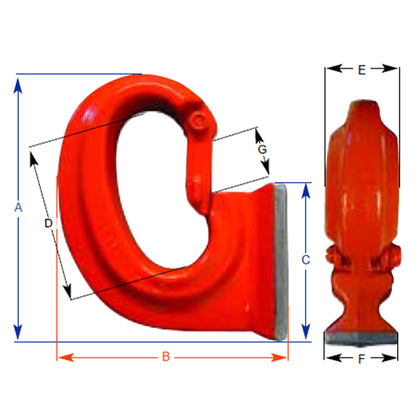 CM Weld On Dimensions