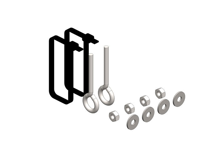 Strain Relief Hardware Kit For Pendant Cable, Without Watertight Connector (for Quick Disconnect)